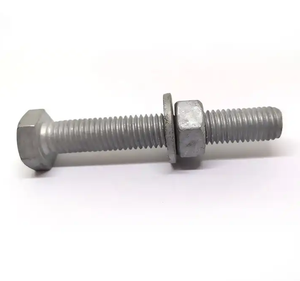 Tornillos de acero inoxidable M16 X 100 M10x125 316 Grado M38 M26 <span class=keywords><strong>Perno</strong></span> Hexagonal M8x2 M32 con acabado de zinc 5,8 Estándar DIN - Product Image 5