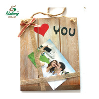 Vente flash - Cadre photo en bois personnalisé pas cher