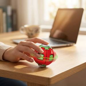 Nuovo Giocattolo Antistress Portatile 2026: Fidget Spinner a Pressione, Palla Sensoriale per Autismo, <span class=keywords><strong>ADHD</strong></span>, Bambini, <span class=keywords><strong>Adulti</strong></span>, Regalo per l'Ufficio - Product Image 5