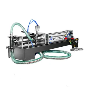Modèle RJ-1000Y Machine de remplissage de vin de boisson de jus de fruits horizontale à tête unique liquide anti-goutte de haute qualité