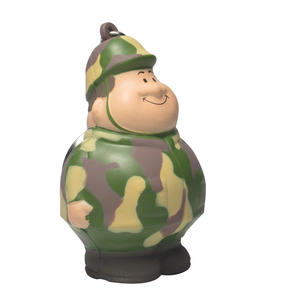 Llavero Antiestrés Personalizado con Forma de Soldado <span class=keywords><strong>Militar</strong></span>, Logotipo Promocional, TPR Suave, Regalo Divertido y Portátil para Escritorio - Product Image 4