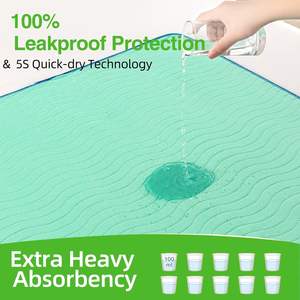 Protège-draps lavables personnalisés, coussinets d'allaitement, protège-draps imperméables pour l'incontinence - Product Image 2