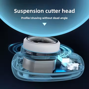 HQ Mixed Proc Discount Portable Mini Electric Shaver Single <b>Blade</b> Wet/Dry Shaver USB Rechargeable Electric Razor - Product Image 2