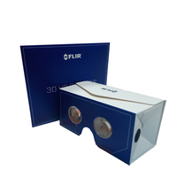 2024 articles promotionnels avec Logo personnalisé boîte de réalité virtuelle 3D carton VR lunettes VR casque pour Smartphone Android et IOS