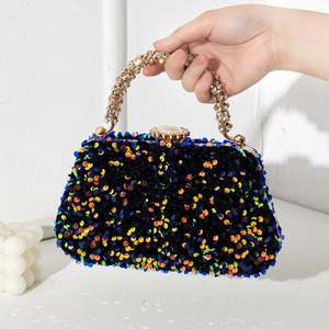 Горячая распродажа: Индивидуальная роскошная женская сумочка-клатч с бисером и стразами для вечеринок, выпускных и свадеб - Product Image 4