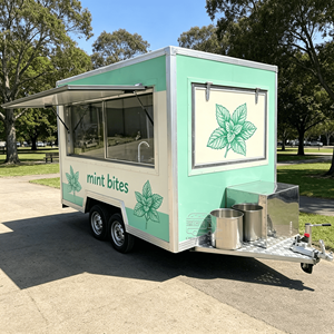 <b>Bakery</b> Food Carts Caravan Trailer Fast Food Trailer Mobile Food And Beverage Cart Restaurant Food Truck Food Trailers - Product Image 1