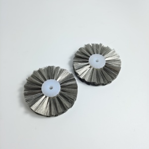 Cepillo <span class=keywords><strong>de</strong></span> rueda <span class=keywords><strong>de</strong></span> pulido abrasivo <span class=keywords><strong>de</strong></span> <span class=keywords><strong>alambre</strong></span> <span class=keywords><strong>de</strong></span> acero inoxidable personalizado TDF para metal <span class=keywords><strong>de</strong></span> 1/6 pulgadas y para pulir joyas - Product Image 4