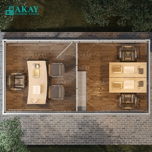 AKAY Maison préfabriquée moderne de luxe Bureau Modulaire Maison conteneur détachable Maisons portables avec logement intégré - Product Image 3