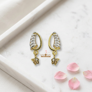 Pendientes de Oro Real de 22 Quilates 916 de Lujo para Mujer, Ligeros, para Uso Diario, con Acabado Elegante - Product Image 3