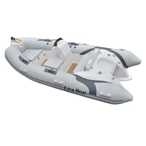 Liya 3.8m Speed Luxury Fiberglass Yacht Inflatable Deep Sea Fishing Boat with Outboard Motor on Sale in the Philippines