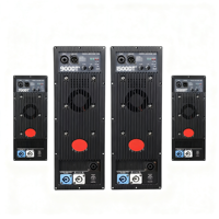 Module d'amplificateur audio Recordio Rayco 1500W 4 ohms classe D 1500DTX, caisson de basses, double commutation métallique, bouton de commande XLR, extérieur