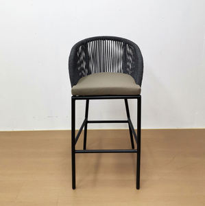Wholesale Modern Outdoor Garden Furniture Cheap Rope Bar <b>Stool</b> and High <b>Table</b> for <b>Dining</b> Hotels and Parks - Product Image 4