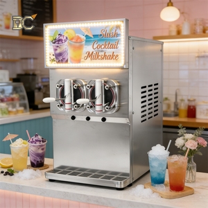 Máquina expendedora de granizados doble, máquina de granizados de 11L*2, máquina industrial comercial para hacer granizados, máquina de bebidas congeladas para negocios de bebidas. - Product Image 1