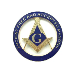 רכב מנהג משאית אופנוע עיטם עיטם מדבקת מתכת, 3 ס "מ קוטר מסוני סמל מתכת מדבקה - Product Image 4