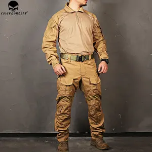 Emersongear G3 Combat Uniform Shirt Broek Met Kniebeschermers Tactische Pak Jachtkleding