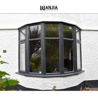 Fenêtre d'arc en verre de maison personnalisée baie vitrée en aluminium insonorisée fenêtre à battant français