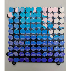 Factory Price <strong>Sequin</strong> <strong>Wall</strong> Board Shimmer <strong>Sequin</strong> Disc <strong>Panel</strong> - Product Image 2