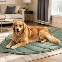 Coussin en forme de feuille pour chat, coussin d'été pour cage à chat, spécial pour le sommeil des chats, tapis de couchage pour animaux de compagnie, tapis de sol saisonnier pour chiens