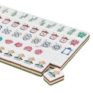 Ensemble de mahjong américain personnalisé à 4 couches contenant 160 tuiles, ensemble de mahjong en acrylique Lagoon, cadeau de luxe haut de gamme - Product Image 5