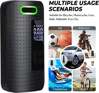 MTB Bicycle Pump Portable Air Ball Tire Tyre Inflator Barrel Electric Bike Motorcycle Car Pedal High Pressure Pump