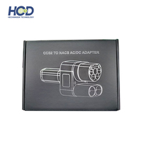 Adaptador HCD Nuevo CCS2 y Tipo 2 a NACS y Tesla DC/AC 2 en 1, Conector de Enchufe para Vehículos Eléctricos
