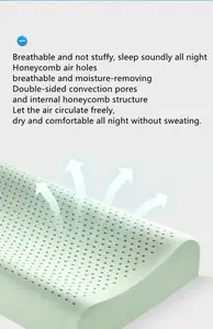 Cuscino in lattice naturale importato naturale puro all'ingrosso più economico per proteggere la colonna cervicale per aiutare a dormire