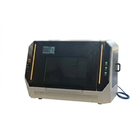 Mini découpeuse laser à fibre 4040 1500W, machine CNC haute vitesse pour métal, acier inoxydable, MDF, acrylique, contreplaqué - Refroidie par air, de type banc de travail