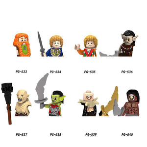 Blocchi da Costruzione Anello Magico, Guerriero Sauron, Goblin, Gandalf, Uruk-hai, Giocattoli MINI per Bambini, Frodo, Elfi, Nani, Ranger, Umani, Mago - Product Image 5