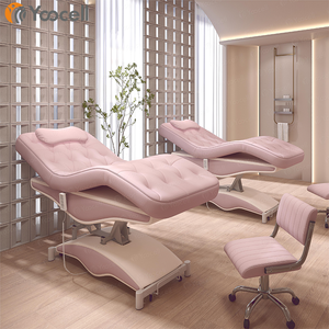 Yoocell-camas de masaje eléctricas, muebles de salón de belleza de lujo, color rosa, <span class=keywords><strong>nugabest</strong></span>, 4 motores, mesa de masaje facial, china - Product Image 4