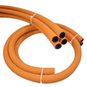 <span class=keywords><strong>Tuyau</strong></span> de <span class=keywords><strong>gaz</strong></span> GPL en caoutchouc renforcé de fil d'acier de couleur orange pour les lignes de <span class=keywords><strong>gaz</strong></span> de cuisinière, <span class=keywords><strong>tuyau</strong></span> de <span class=keywords><strong>gaz</strong></span> <span class=keywords><strong>butane</strong></span> en PVC, CE haute qualité - Product Image 4