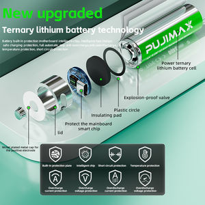 Batterie Ricaricabili AA PUJIMAX al Miglior Prezzo, 3400mWh, Ricarica Tramite Porta Type-C, Batteria al Litio Ricaricabile USB da 1.5V con Cavo USB-C - Product Image 4