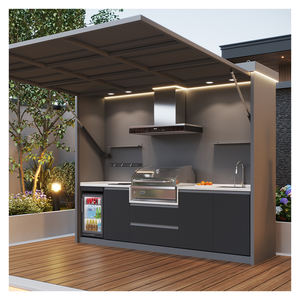 <span class=keywords><strong>Cuisine</strong></span> <span class=keywords><strong>extérieure</strong></span> complète avec abri <span class=keywords><strong>de</strong></span> jardin, équipement <span class=keywords><strong>de</strong></span> <span class=keywords><strong>cuisine</strong></span> <span class=keywords><strong>de</strong></span> qualité supérieure, résistant aux intempéries, étagère, barbecue au gaz naturel - Product Image 1