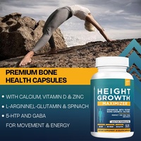 Capsules de croissance en taille de marque privée calcium densité osseuse soutien à la santé vitamine D3 K2 supplément