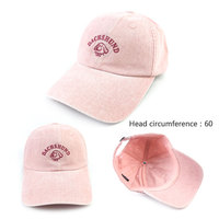 Vente en gros de casquettes de baseball réglables en coton délavé à 6 panneaux avec logo personnalisé casquette de baseball unisexe avec logo brodé