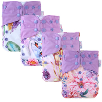 Fabricant chinois de couches lavables pour bébés, taille unique, fourniture en gros, motif personnalisé, couches à poche réutilisables et imperméables pour la vente en gros
