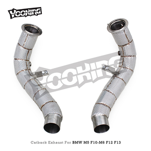 ตัวหุ้มฉนวนกันความร้อน OBM ท่อระบายความร้อนแบบท่อระบายความร้อนสำหรับ F10 M6รถ BMW F06 F13 2012-2016 4.4TT ฉนวนกันความร้อนท่อระบายไอเสียไร้ประสิทธิภาพ - Product Image 6