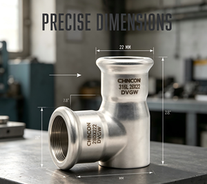 Reductor <span class=keywords><strong>de</strong></span> Acero Inoxidable 304/316L CHNCON MF para Materiales <span class=keywords><strong>de</strong></span> Plomería - Product Image 2