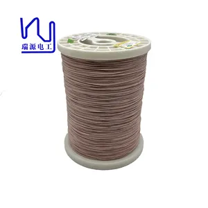 USTC-F 0.04mm*90+0.05*90 strands 2 different single wire twisted nylon served copper litz wire