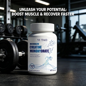 Cápsulas de monohidrato de creatina de alta calidad y más vendidas disponibles. Son beneficiosos para mejorar la fuerza muscular. - Product Image 2