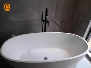 Baignoire autoportante en acrylique sur mesure, design moderne en forme d'œuf, pour <span class=keywords><strong>spa</strong></span> extérieur, usage domestique, hôtels et villas - Product Image 4