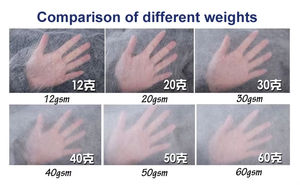 Rollo de Tela No Tejida 10gsm 23gsm Hidrófila PP SSS SSSS Spunbond Absorbente - Product Image 4