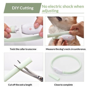 Collares de Fibra Óptica LED Recargables por USB, Resistentes al Agua y Cortables, para Perros - Product Image 4