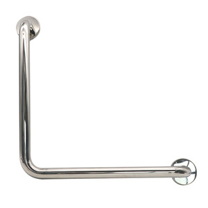 Barre d'appui en forme de L Ai Kehan 50 x 70 cm, diamètre du tuyau 25 mm, poignée antidérapante de sécurité pour salle de bain, douche, toilettes - Product Image 1