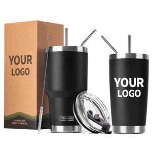 Mug de camping personnalisé 20 oz Wukong à double paroi isolé sous vide en acier inoxydable avec poignée et couvercle, mug à café de voyage - Product Image 4