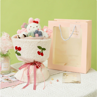 Bouquet de peluches très demandé avec rembourrage en coton PP pour cadeaux unisexes de la Saint-Valentin et d'anniversaire de mariage