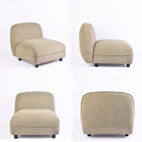 Fauteuil d'appoint en bois d'hévéa, fauteuil en bois, chaises en bois pour salon, vente en gros pour bureau, salon, appartement, restaurant
