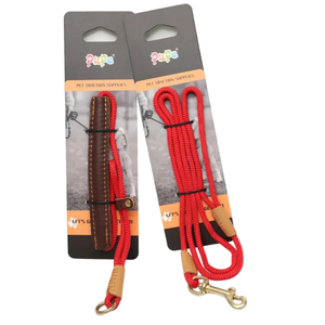 Juego de Correa y collar de perro táctico personalizable al por mayor PUPE, collar de perro de cuero ajustable con hebilla de metal, pedidos al por mayor - Product Image 6