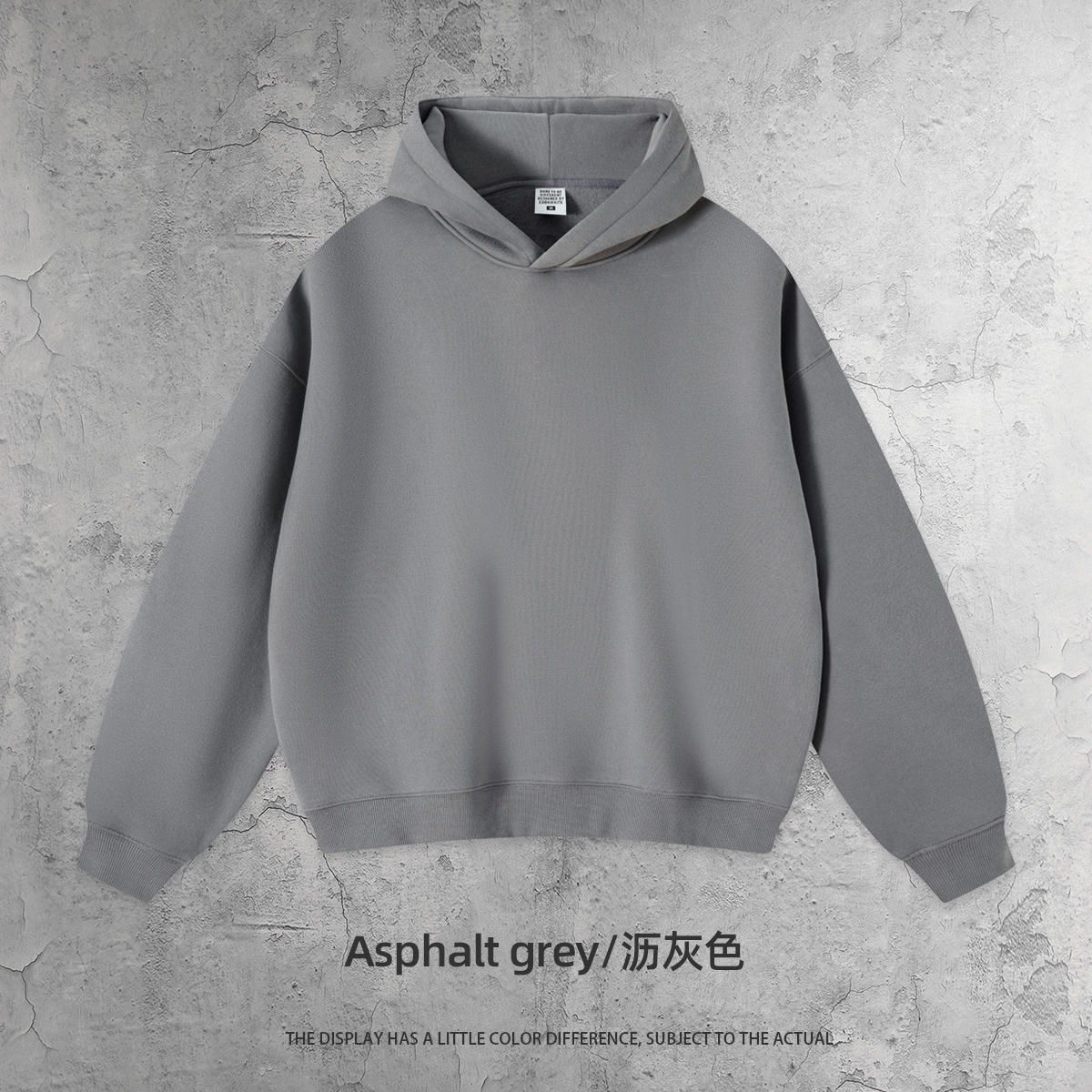 Boxy edition sweat-lek grey