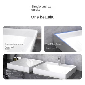 Cho kohler Hình Chữ Nhật Lưu Vực Bát Thiết Kế Hiện Đại Tap Lỗ Mỹ Làm Gốm Nhà Vệ Sinh Mặt Rửa Bồn Rửa 30506T Cho Phòng Tắm Ứng Dụng - Product Image 2