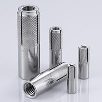Ventes Flash : Chevilles d'expansion en acier 1/2"-13, zinguées, haute résistance, amovibles, pour fixation dans le béton